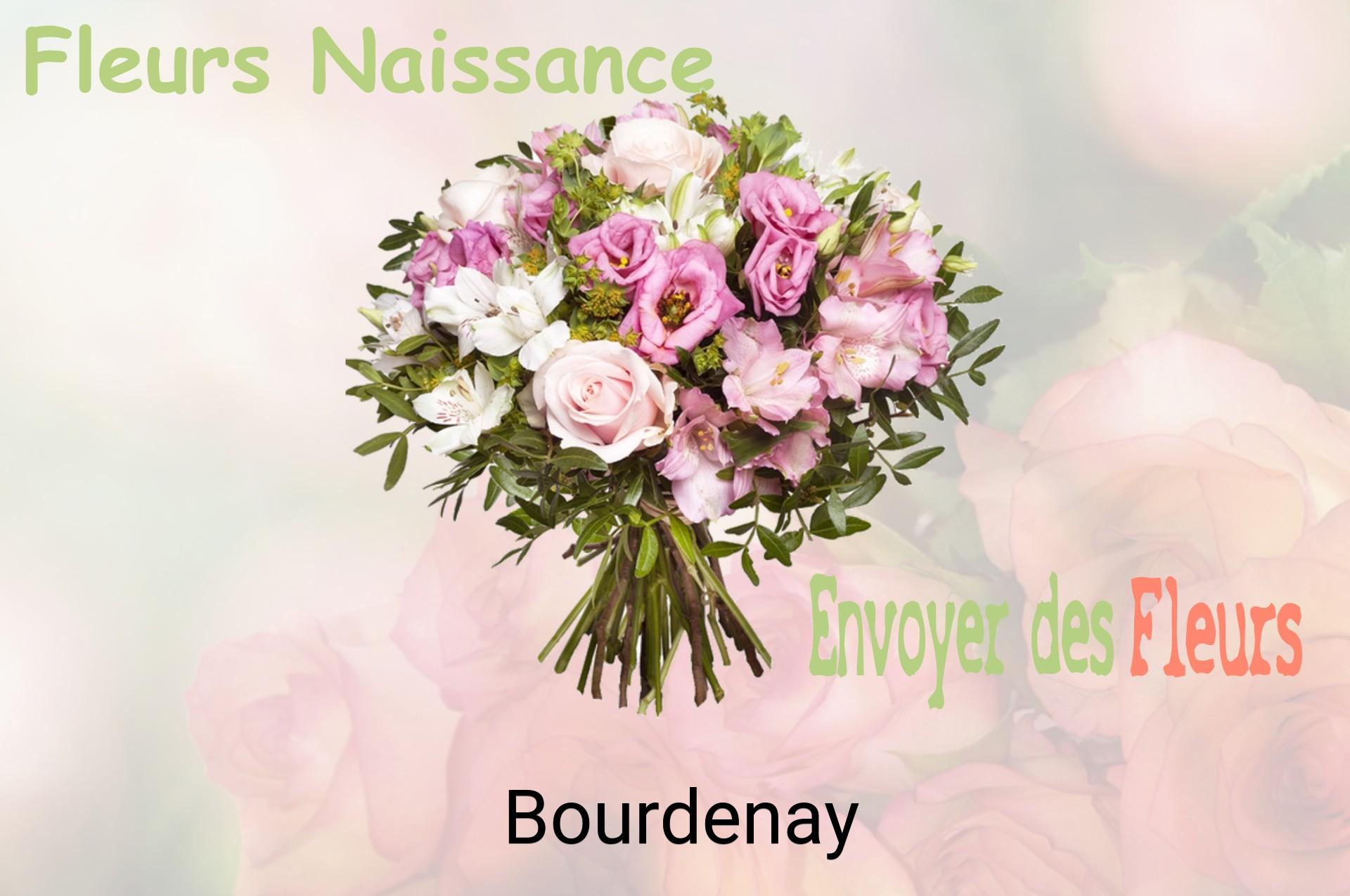 Bouquet de fleurs de naissance livré à Bourdenay